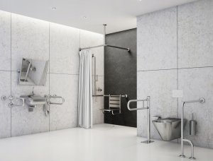 PORĘCZ UCHYLNA PORĘCZ DŁ. 750MM POLER. 4