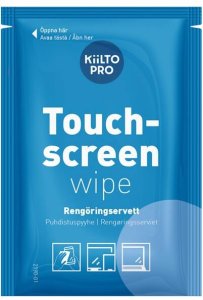 Wipes, Kiilto Pro, for disinfecting touchscreens, 14.5% IPA - (95 pcs.) 2