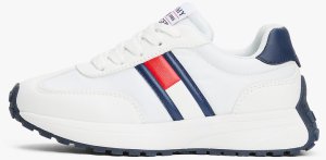 Tommy Hilfiger damksie FLAG LOW CUT LACE-UP SNEAKERS T3X9-33877-1695X336-X336 WHITE/BLUE 40 5