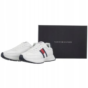 Tommy Hilfiger damksie FLAG LOW CUT LACE-UP SNEAKERS T3X9-33877-1695X336-X336 WHITE/BLUE 36 8