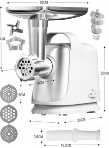 Maszynka do mielenia mięsa Floria ZLN7965 Maszynka do mielenia mięsa 1300W 5