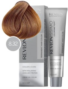 Revlon, Revlonissimo Colorsmetique, Permanent Hair Dye, 8.32 Light Golden Pearl Blonde, 60 ml For Women 2
