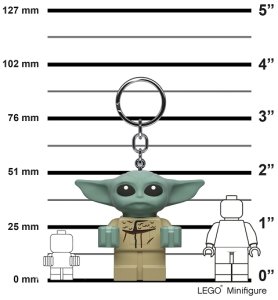 LEGO® THE MANDAL. THE CHILD Key ch. w/LED light, H 8