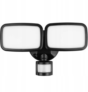 Kinkiet Maclean Ścienna lampa LED Maclean, z czujnikiem PIR, 20W, 1500lm, IP65, neutral white 4000K, czarna, MCE524 B 2