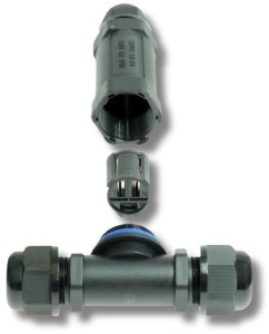 Plastrol Rozgałęźnik kablowy hermetyczny IP68 3pin stały 16A 230-450VAC RKH2-3SS W-00381 3