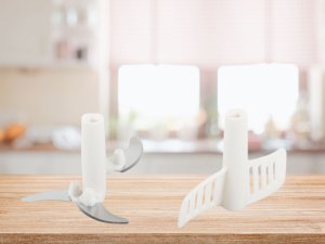 Rozdrabniacz Przyjaciele Ręczny siekacz do warzyw, owoców i mięsa mikser kuchenny z mieszadłem 2w1 8