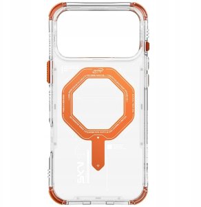Etui Skinarma Magma do iPhone 17 Pro Max Magnetic Charging pomarańczowy 4