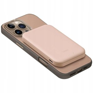 Powerbank UNIQ Lyden Lexa Magnetic 5000mAh PD USB-C MagSafe różowy 3