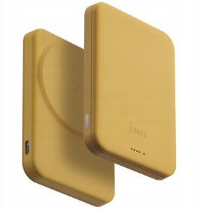 Powerbank UNIQ Lyden Lexa Magnetic 5000mAh PD USB-C MagSafe żółty 2