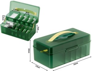Organizer na kable i ładowarki elektronikę skrzynka narzędziowa wędkarska 5