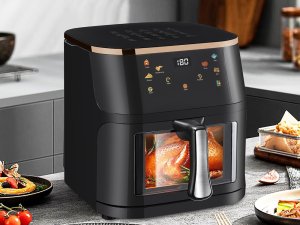 Frytkownica beztłuszczowa frytownica air fryer duża do pieczenia 1400w 10l 3