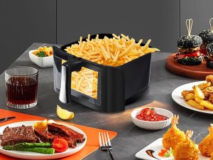 Frytkownica beztłuszczowa frytownica air fryer duża do pieczenia 1400w 10l 4