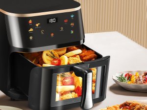 Frytkownica beztłuszczowa frytownica air fryer duża do pieczenia 1400w 10l 5