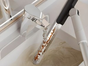 Ściągaczka do wody podłóg okien szyb luster z długim kijem teleskopowym 4