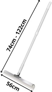 Ściągaczka do wody podłóg okien szyb luster z długim kijem teleskopowym 5