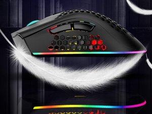 Myszka bezprzewodowa 2,4 ghz mysz do laptopa sensor optyczny podświetlenie 3