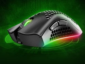 Myszka bezprzewodowa 2,4 ghz mysz do laptopa sensor optyczny podświetlenie 7