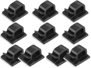 Organizer uchwyt na kable do kabli przewodów zaczep maskownica klips 10szt 6