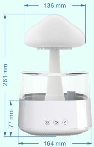 Dyfuzor zapachowy Verk Nawilżacz powietrza dyfuzor zapachowy aromaterapia lampka led rgb pilot usb 7