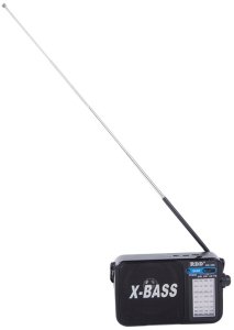 Radio budowlane Verk Radio kuchenne przenośne budowlane na baterie antena retro ręczne fm am 4