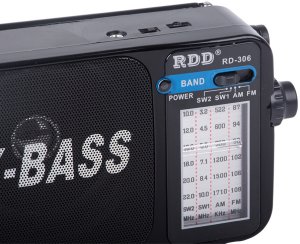 Radio budowlane Verk Radio kuchenne przenośne budowlane na baterie antena retro ręczne fm am 5