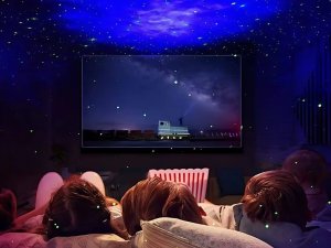 Projektor niedźwiadek lampka nocna rzutnik laserowy led pilot uniwersalny 4