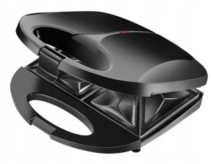 Toster opiekacz do kanapek tostów grzanek 750w sandwich podwójny czarny 7