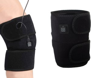 Opaska podgrzewająca na kolano masująca wibracyjna masaż grzejący 3 tryby 2
