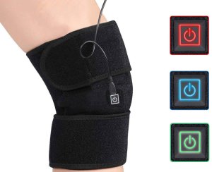 Opaska podgrzewająca na kolano masująca wibracyjna masaż grzejący 3 tryby 7