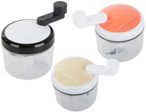 Siekacz do warzyw cebuli szatkownica krajacz ręczna na korbkę ostra ostrze 6