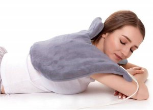 Koc poduszka elektryczna grzewcza podgrzewana mata rozgrzewająca pilot 70w 4