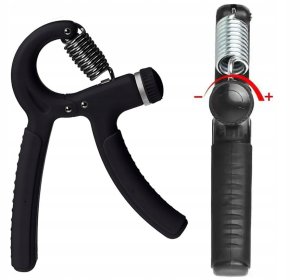 Ściskacz do ćwiczeń rąk dłoni gripper rehabilitacji z regulacją 5-60 kg 3