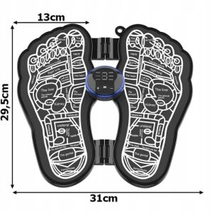 Mata ems masażer do stóp elektrostymulator mięśni do stymulacji krążenia 6