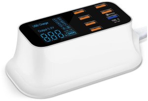 Szybka ładowarka do telefonu 8 x usb qc 3.0 typ c 4