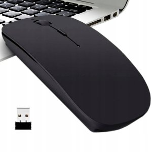 Mysz myszka optyczna bezprzewodowa slim 2,4 ghz 3