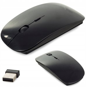 Mysz myszka optyczna bezprzewodowa slim 2,4 ghz 6