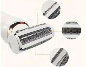 Golarka damska depilator trymer maszynka do ciała usb na mokro sucho aku 3