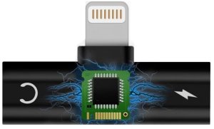 Rozdzielacz adapter lightning ipad iphone 2w1 5