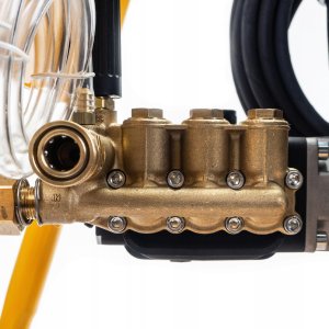 JCB Myjka Wysokociśnieniowa Spalinowa Do Garażu 276 bar 15 l/min Zestaw Dysze Wąż Kostka Profesjonalna 12