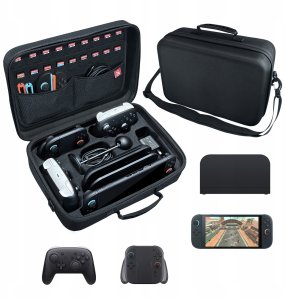 Pokrowiec JYS Duża Torba Walizka Futerał Etui Sztywne Eva Case Do Nintendo Switch 2 / Ns 2 / Jys-ns2323 3