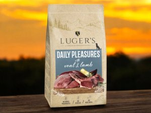 Lugers Daily Pleasures karma suszona dla psa z cielęciną i jagnięciną 9 kg 2