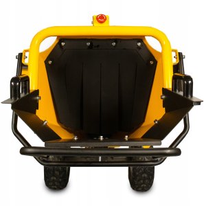 JCB Tools Rębak Spalinowy Do Ogrodu Gałęzi 100 mm 7.5 KM Rozdrabniacz Drewna Z Wyrzutnikiem 360 Koła Terenowe Zaczep Holowniczy 4