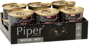 Mokra karma dla kota Piper Animals Mus mix smaków 12 x 85 g 2