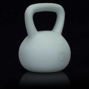 Kettlebell miękki 8 kg kula odważnik hantla ciężar do ćwiczeń fitness, turkusowy UNIWERSALNY 17