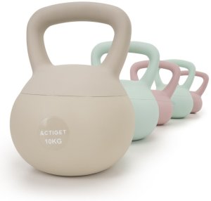 Kettlebell miękki 8 kg kula odważnik hantla ciężar do ćwiczeń fitness, turkusowy UNIWERSALNY 20