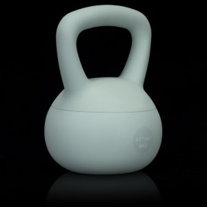 Kettlebell miękki 6 kg kula odważnik hantla ciężar do ćwiczeń fitness, turkusowy UNIWERSALNY 12