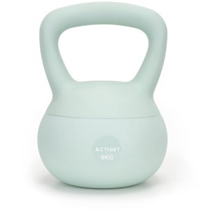 Kettlebell miękki 6 kg kula odważnik hantla ciężar do ćwiczeń fitness, turkusowy UNIWERSALNY 16