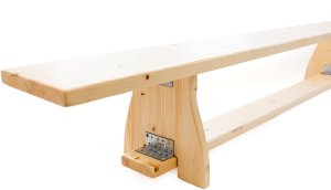 Ławka gimnastyczna drewniana UNDERFIT 3 m 2