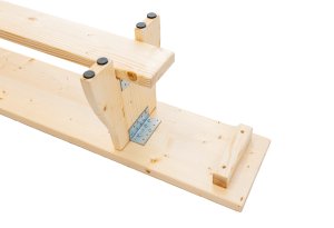 Ławka gimnastyczna drewniana UNDERFIT 3 m 4