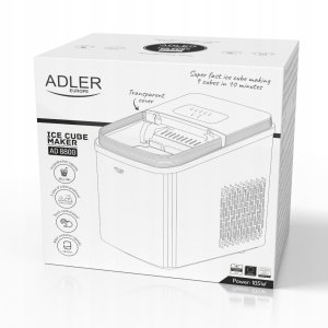 Kostkarka do lodu | 12 kg/24h | 2 rozmiary kostek | Tryb czyszczenia | Cicha praca | Panel dotykowy 2